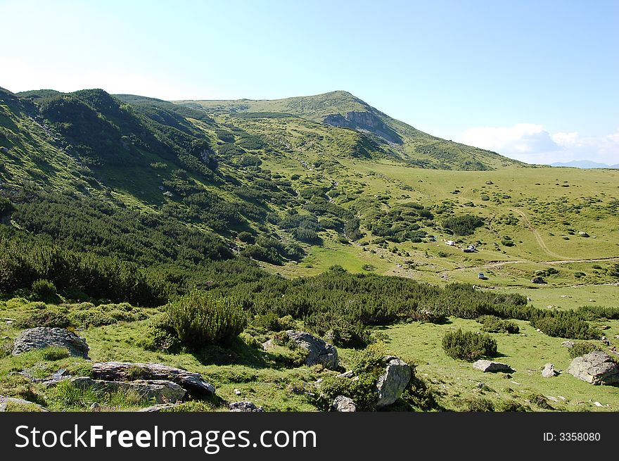 Very nice mountains from romanian Carpathians