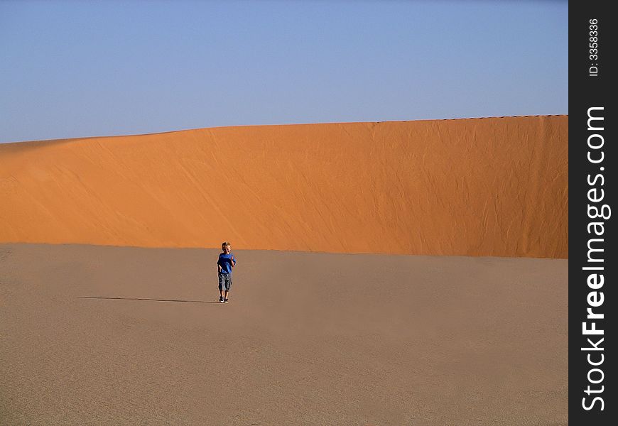 Little, Boy And Great Desert