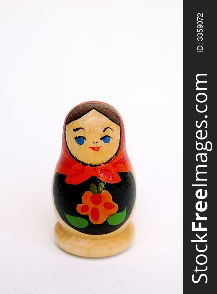 Painted Wooden Doll