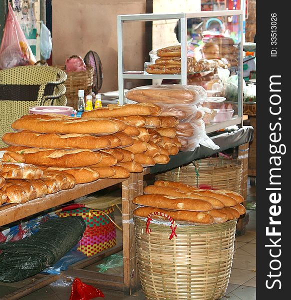 Characteristic Original French Baguettes, Laos