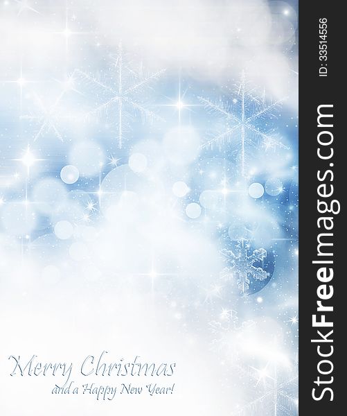 Light Abstract Christmas Background