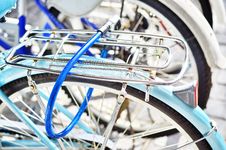 Key Lock  Bicycle Royalty Free Stock Image