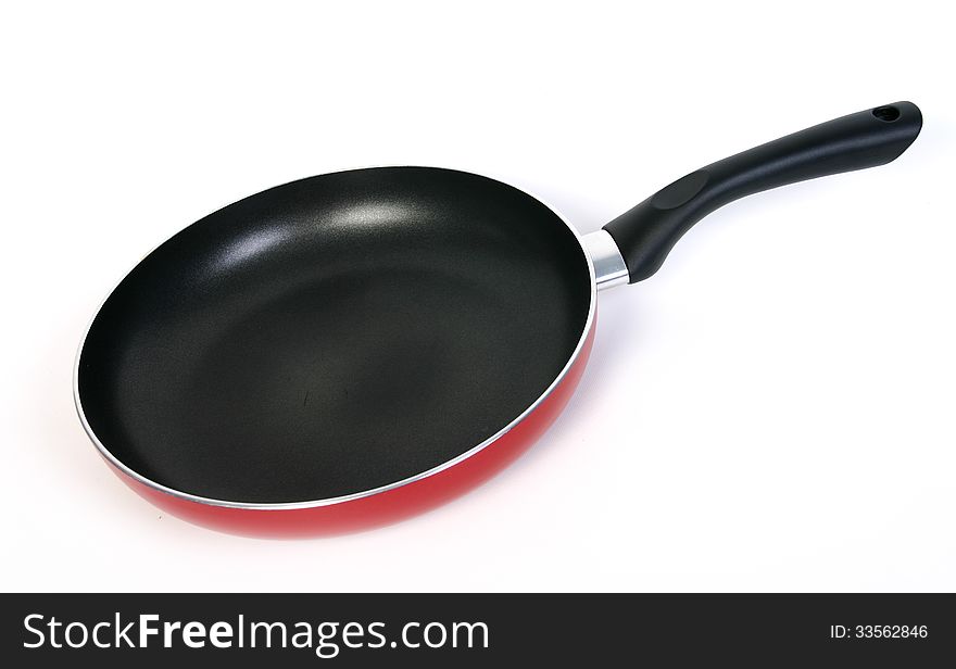Pan isolated over white kitchen equipment
