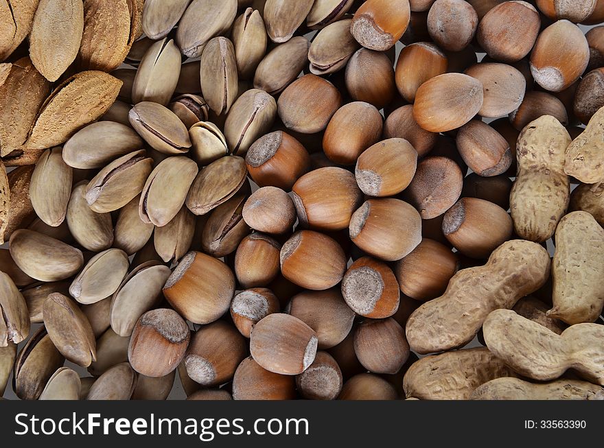 Nuts background