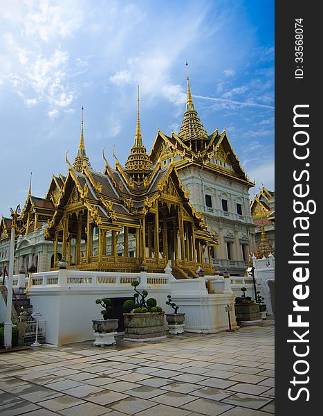 Wat prakeaw temple gland palace of Thailand