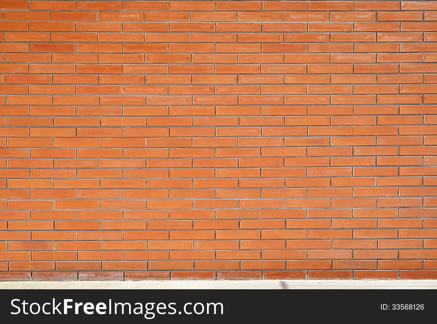 Background of brick wall in university. Background of brick wall in university