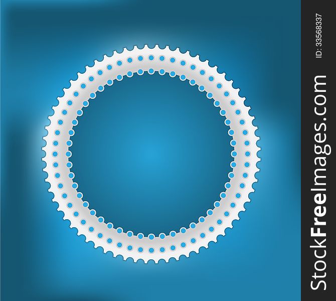 Vector abstract gray and blue circle. Vector abstract gray and blue circle