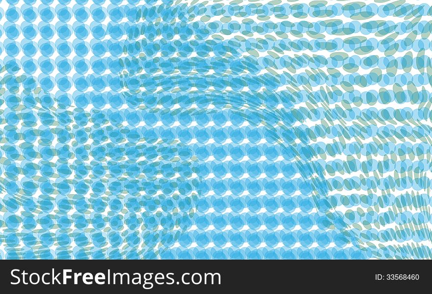 Blue abstract background with points