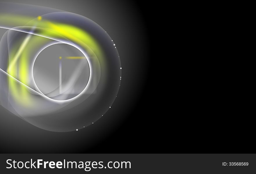 Black and yellow abstract background. Black and yellow abstract background