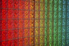 Rainbow Wall Royalty Free Stock Photos