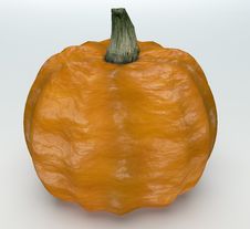 Pumkin On White Background Royalty Free Stock Photography Pumkin On White Background Royalty Free Stock Photography