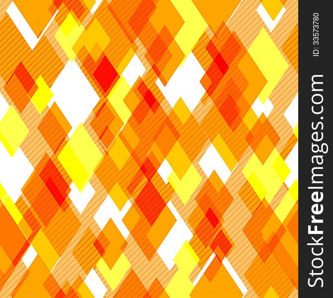 Modern Shiny Seamless Pattern with Diamonds and Small Stripes. For Textile, Fabric, Backgrounds, Summer Illustrations, etc