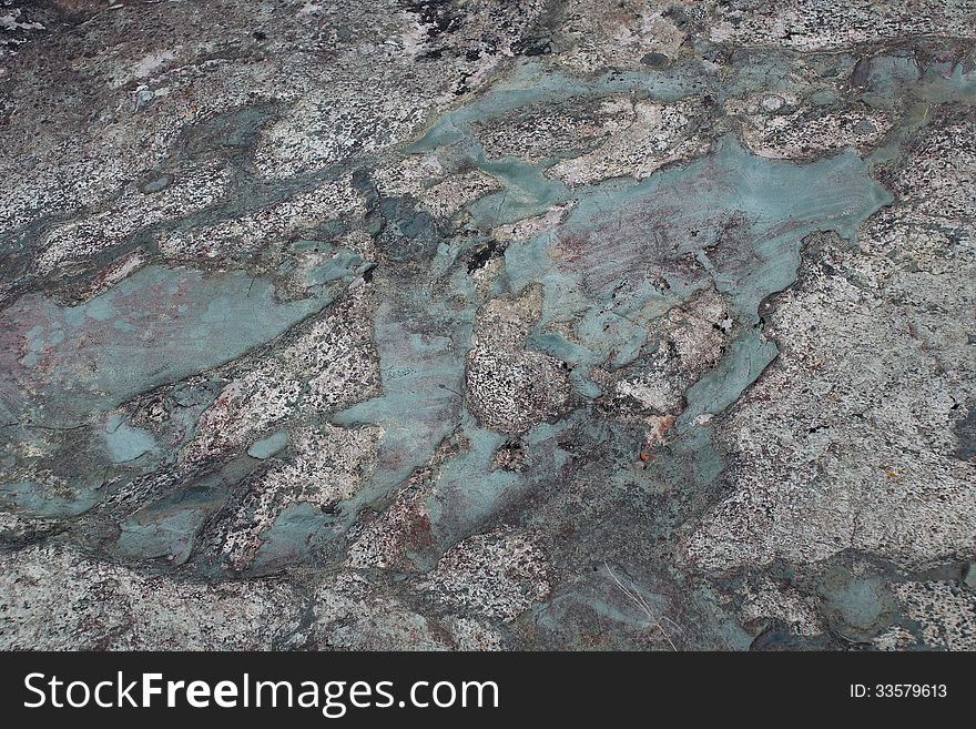 Surface Of Natural   Gray-blue Stone As Background