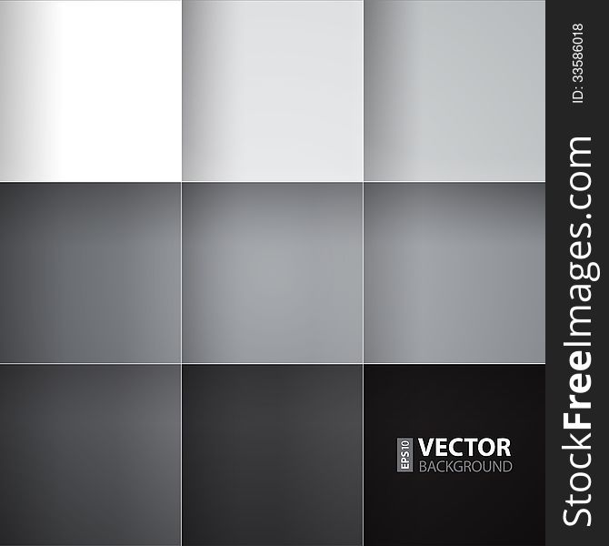 Gray squares abstract background. RGB EPS 10 illustration