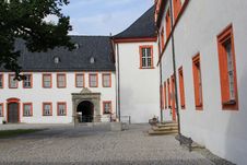 Courtyard Of Castle Ehrenstein In Ohrdruf, Thuringia, Germany Stock Images Courtyard Of Castle Ehrenstein In Ohrdruf, Thuringia, Germany Stock Images