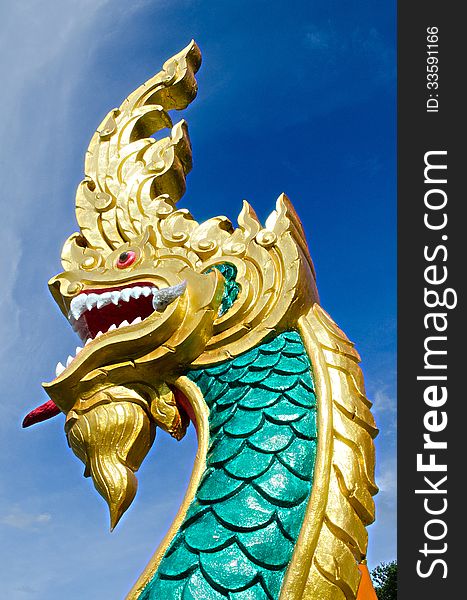 Statue of King of Nagas Symbol Image