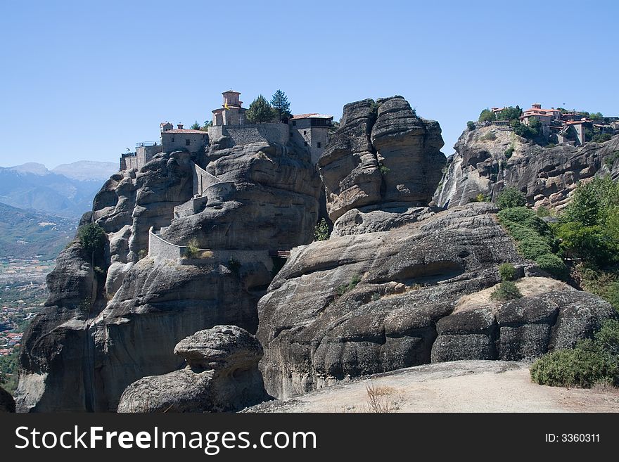 The Agios Nikolaos monastery Greece. The Agios Nikolaos monastery Greece