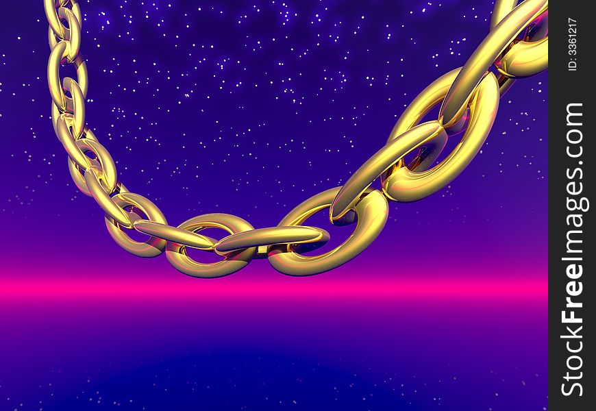 Image of the abstract chain. Image of the abstract chain
