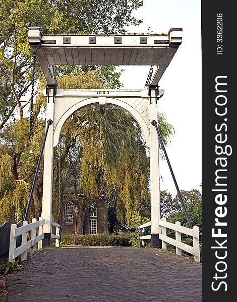 Drawbridge In Holland