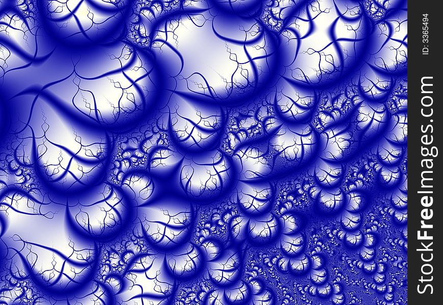 Generated fractal graphic - In the ocean