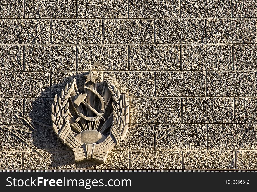 Soviet plaque