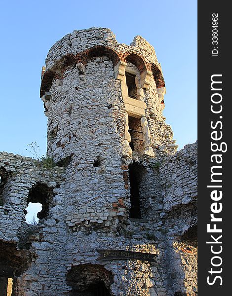 Ogrodzieniec Castle Ruins Poland.