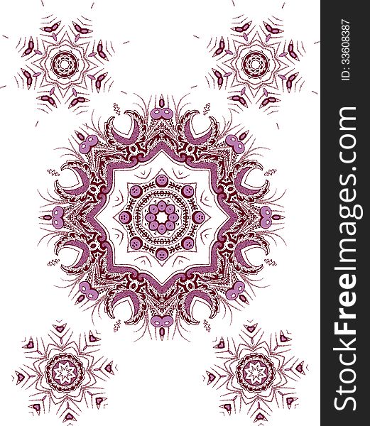 Mandala Henna Design Fashion