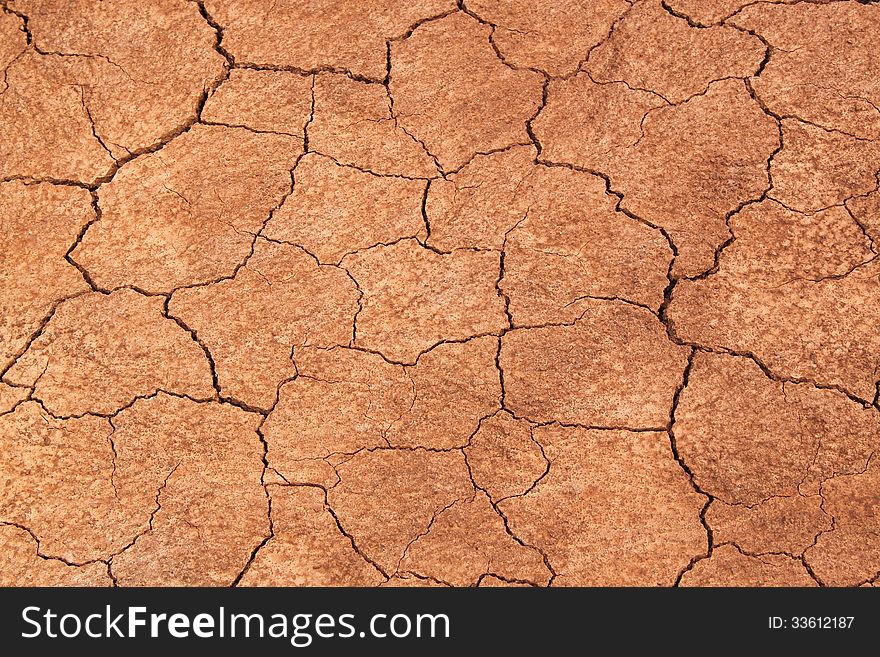 Cracked Earth Background Cheltenham Badlands, Caledon, Ontario, Canada