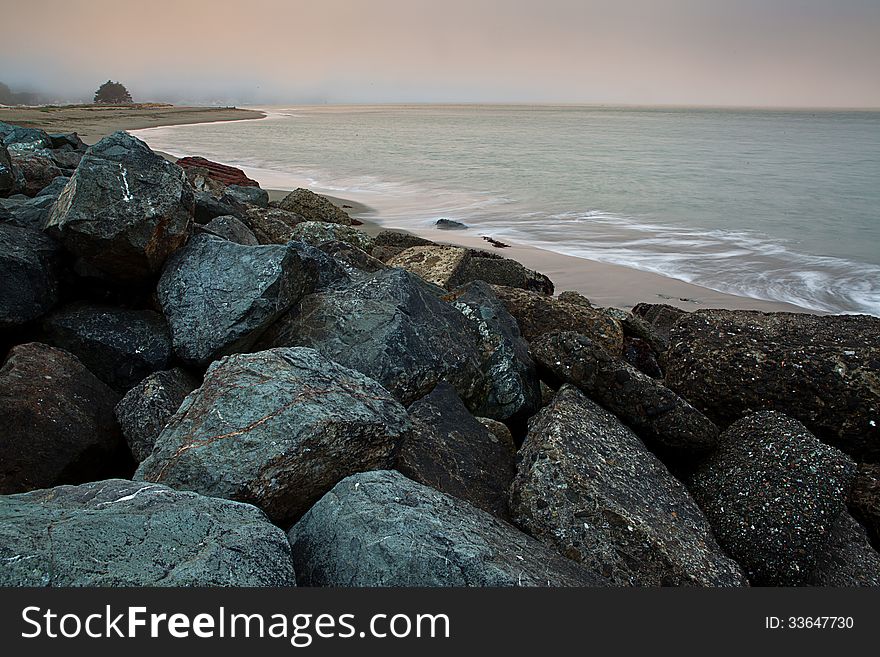 Rocks and Ocean