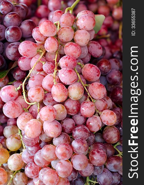 Red Grape Background