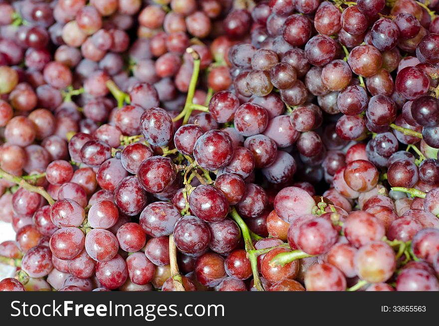 Red Grape Background