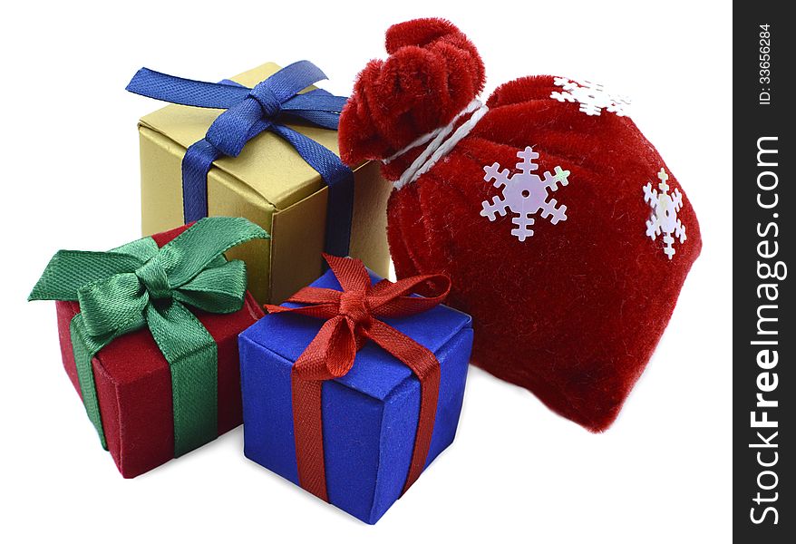 Christmas Gifts Isolated