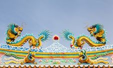Dragon Twin Royalty Free Stock Photography Dragon Twin Royalty Free Stock Photography