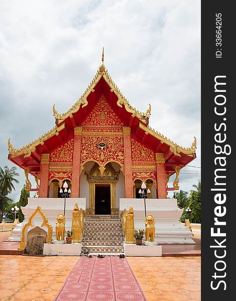 The temple in the country of thailand. The temple in the country of thailand.