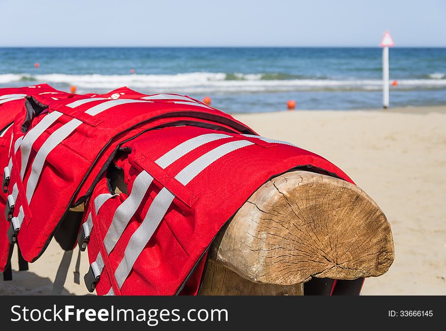 Life Jacket - Rimini Beach, Italy