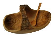 Wooden Bowl Stock Photography