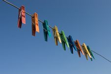 Colored Pegs Stock Images Colored Pegs Stock Images
