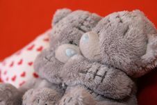 Grey Teddy Bears 2 Royalty Free Stock Photography Grey Teddy Bears 2 Royalty Free Stock Photography
