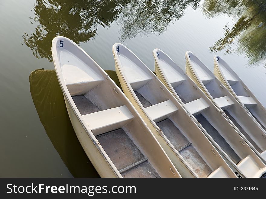 Boats on the lake