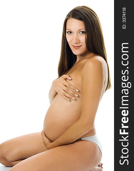 Beauty pregnant woman