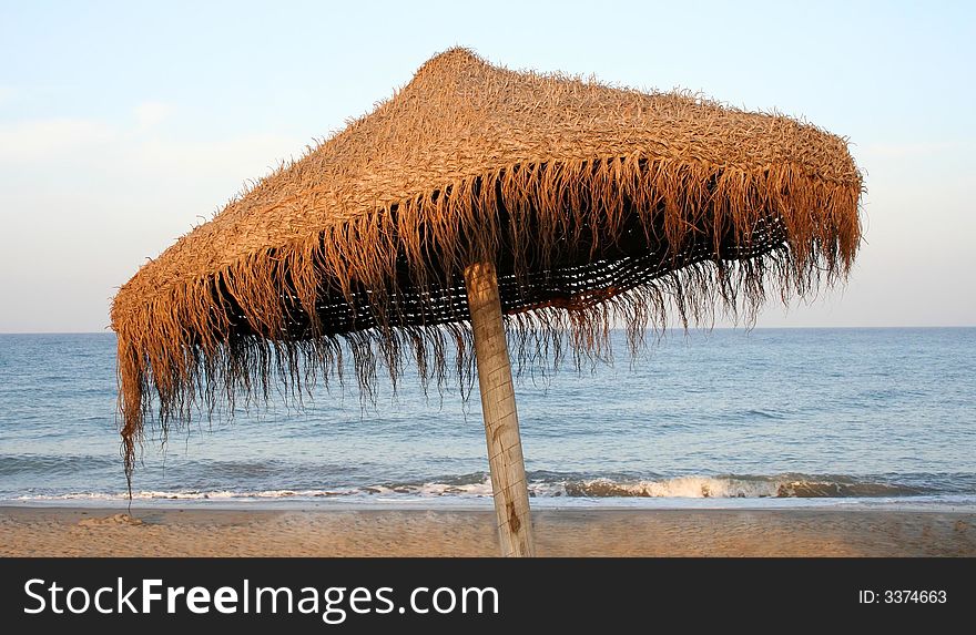 Beach view in Spain, Europe