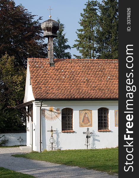 Old Chapel in the Allgau region of Bavaria, Germany. Old Chapel in the Allgau region of Bavaria, Germany.