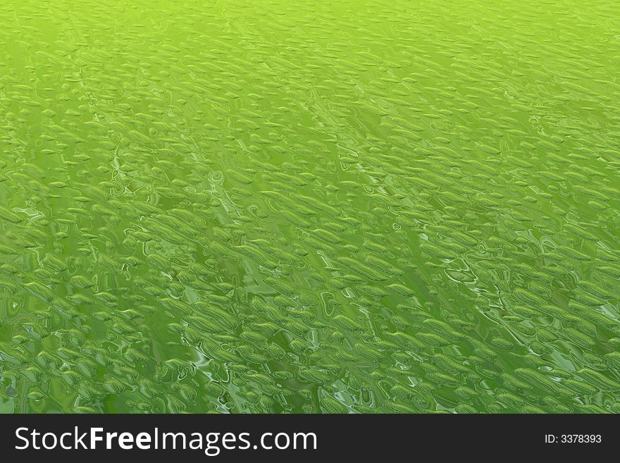 Beautiful  Abstract Green water background