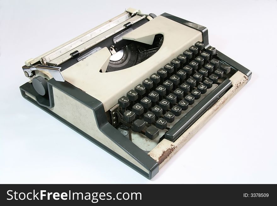 Old Typewriter - Sideview