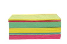 Brightly Colored Stacked Index Cards Royalty Free Stock Image Brightly Colored Stacked Index Cards Royalty Free Stock Image
