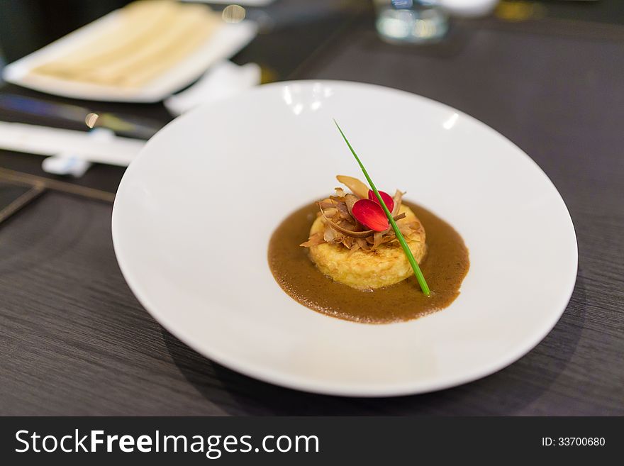 Roasted Foie Gras With Juicy Sauce