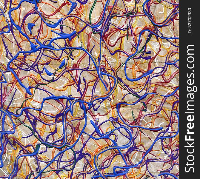 Abstract background drawn by oil paints. Abstract background drawn by oil paints