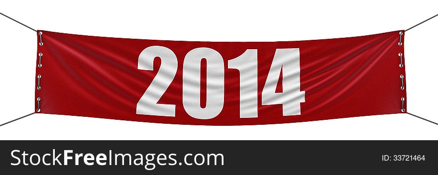 Big 2014 Banner. Image with clipping path. Big 2014 Banner. Image with clipping path
