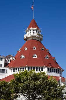 Hotel Del Coronado In San Diego, California, USA Royalty Free Stock Photos