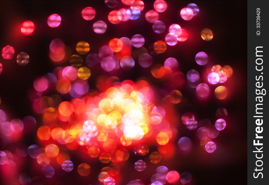 Colorful circular bokeh abstract background of light. Colorful circular bokeh abstract background of light